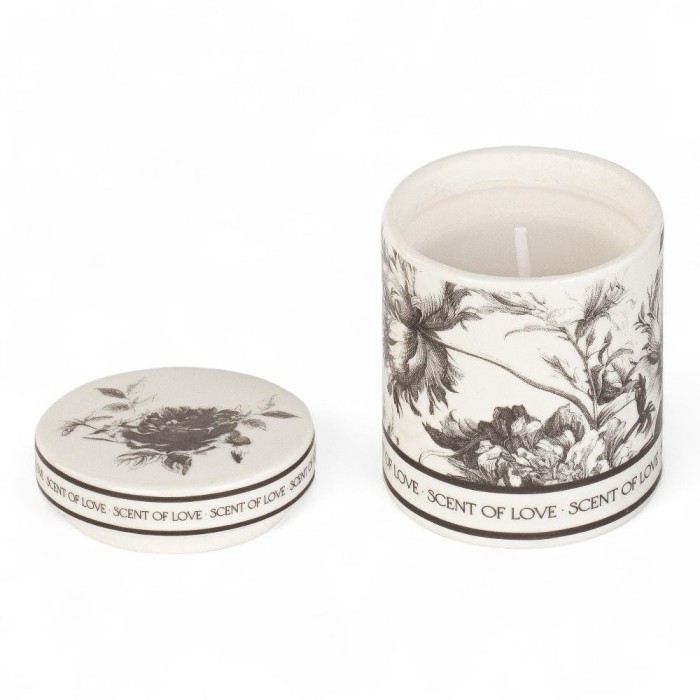 BARATTOLO CANDELA TOILE NERO CON SCATOLA